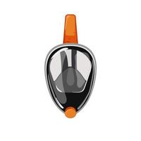 snorkel duiken masker tekenfilm vector illustratie