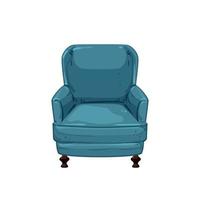 modern fauteuil stoel tekenfilm vector illustratie