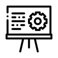 presentatie uitrusting icoon vector schets illustratie