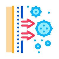 onderhuids infecties kwaad icoon vector schets illustratie