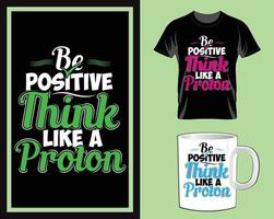 worden positief inspirerend citaten typografie t overhemd en mok ontwerp vector