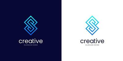 brief c logo ontwerp met creatief oneindigheid inspiratie vector