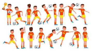 voetbal Mens speler mannetje vector. veld. opleiding. keeper. tekenfilm atleet karakter illustratie vector