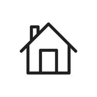 minimaal huis icoon - website symbool - vector plaats teken - ui huis icoon - huis creatief icoon minimalistische