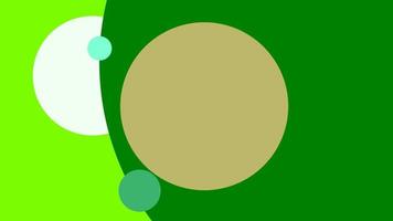 groen cirkels abstract achtergrond vector