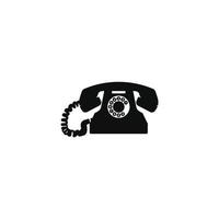 oud telefoon icoon vector