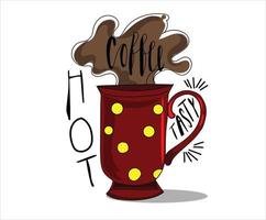 koffie kop vector illustrator