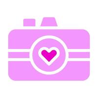 afbeelding Valentijn icoon solide roze stijl illustratie vector en logo icoon perfect.