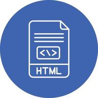 html lijn cirkel achtergrond icoon vector