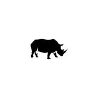 neushoorn icoon. gemakkelijk stijl Afrikaanse savanne safari reizen agentschap groot uitverkoop poster achtergrond symbool. neushoorn merk logo ontwerp element. neushoorn t-shirt afdrukken. vector voor sticker.