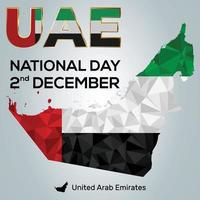 uae nationaal dag en martelaar dag vector