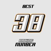 vector racing aantal sjabloon 38