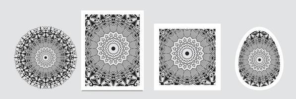 eid mubarak schoonschrift middelen gelukkig vakantie met licht turkoois arabesk bloemen patroon vector