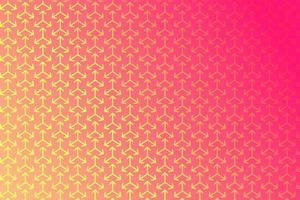 patroon met meetkundig elementen in roze-goud tonen. helling abstract achtergrond vector
