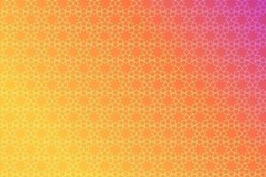 patroon met meetkundig elementen in geel-roze tonen. abstract helling achtergrond vector
