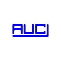 auc brief logo creatief ontwerp met vector grafisch, auc gemakkelijk en modern logo.