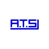 ats brief logo creatief ontwerp met vector grafisch, ats gemakkelijk en modern logo.