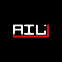 ail brief logo creatief ontwerp met vector grafisch, ail gemakkelijk en modern logo.