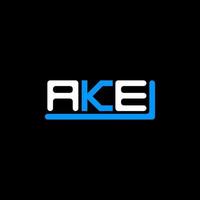 ake brief logo creatief ontwerp met vector grafisch, ake gemakkelijk en modern logo.