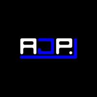 ajp brief logo creatief ontwerp met vector grafisch, ajp gemakkelijk en modern logo.