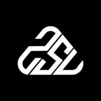 zsu brief logo creatief ontwerp met vector grafisch, zsu gemakkelijk en modern logo.