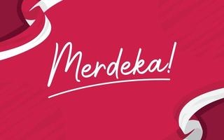 indonesië onafhankelijkheidsdag banner ontwerpsjabloon vector