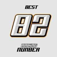 vector racing aantal sjabloon 82