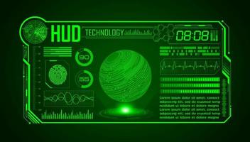 modern hud technologie scherm achtergrond vector