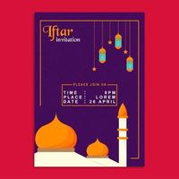 Ramadan poster ontwerp vector