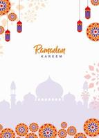 Ramadan poster ontwerp vector