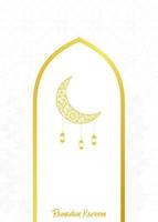 Ramadan poster ontwerp vector