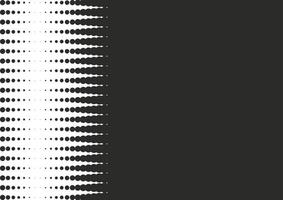 zwart stippel achtergrond met tekst ruimte. banier vector