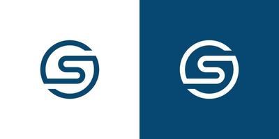 abstract letter s logo-ontwerp vector