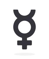 silhouet transgender kwik symbool vector