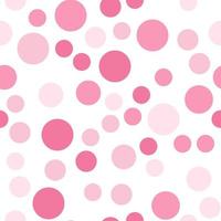 vector naadloos patroon van licht roze bubbels. perfect voor inpakken, afdrukken, web plaatsen, achtergronden, textiel
