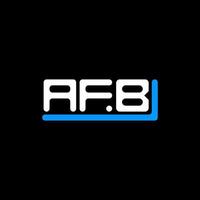 afb brief logo creatief ontwerp met vector grafisch, afb gemakkelijk en modern logo.