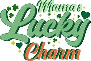 st patricks dag . een Lucky mama vector