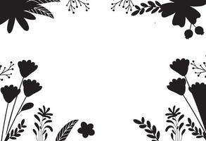 afdrukken zwart en wit achtergrond stijl, exotisch bloemen oerwoud. modieus naadloos vector patroon.