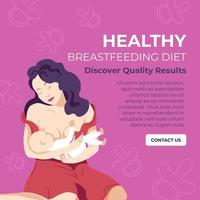 gezond borstvoeding geeft eetpatroon Ontdek resultaten web vector