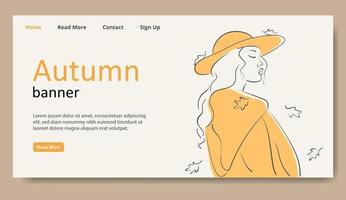 Hallo herfst vector illustratie. decoratief herfst groet kaart