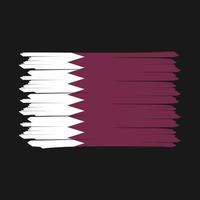 qatar vlag borstel vector