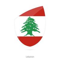 vlag van Libanon. vector