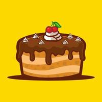 verjaardag taart vector illustratie