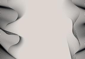 abstract concentrisch cirkel patroon, zwart en wit kleur ringen. abstract geluid Golf vector illustratie, monochroom grafisch.