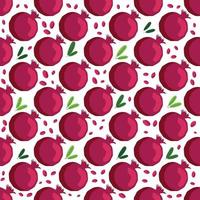 naadloos patroon met granaatappels. decoratief patronen van de granaatappel fruit vector