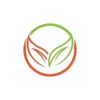 boom blad vector logo ontwerp, eco vriendelijk concept