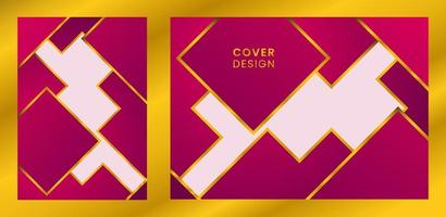 abstract luxe rood en goud achtergrond modern creatief concept. vector illustratie eps10