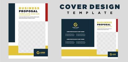 bedrijf profiel Hoes sjabloon lay-out ontwerp of brochure Hoes sjabloon ontwerp vector