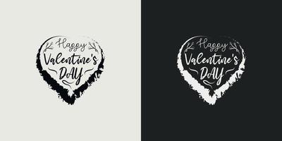 gelukkig Valentijnsdag dag t-shirt typografie belettering ontwerp. romantisch belettering ontwerp.valentines dag t- overhemd ontwerp. illustratie voor prints Aan t-shirts, Tassen en posters , voor snijdend machine. vector