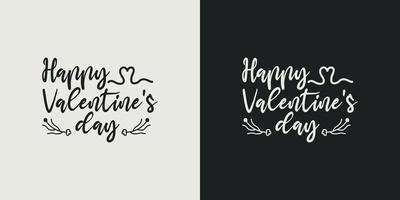 gelukkig Valentijnsdag dag t-shirt typografie belettering ontwerp. romantisch belettering ontwerp.valentines dag t- overhemd ontwerp. illustratie voor prints Aan t-shirts, Tassen en posters , voor snijdend machine. vector